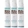BULLDOG SKINCARE FOR MEN BULLDOG - Cura della pelle per gli uomini | Deodorante spray alla menta fresca e legno di cedro | Deodorante naturale da uomo 125 ml x 3 Pack