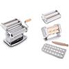 Imperia Fabbrica della Pasta Linea Classica. Set regalo. Macchina per la pasta con accessori. Made in Italy. Kit con macchina pasta fresca, stampo ravioli, tagliapasta regolabile e MilleGnocchi.