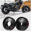 WOOGA Fascette copriruota per Ho&n&da Rebel 250 CMX300 CMX500 copriruota Anteriori Posteriori CMX 250 300 500 Rebel Black Armor Coprimozzi Ruota Protezioni Cerchioni