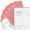 Thryzaty Maschere Viso Collagene, 5 Pezzi Bio Collagen Real Deep Mask, Affinamento dei Pori, Anti-Invecchiamento, Idratante, Miglioramento della Pelle, Adatto a Tutti i Tipi di Pelle (Rosso)