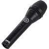 AKG P5s Microfono dinamico professionale per voce dal vivo con interruttore, schermo antivento integrato, connettore XLR placcato oro 24 carati, design robusto - nero