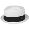 LIPODO Amatillo Cappello Pork Pie Diamond Paglia Prodotto in Italia Unisex Primavera Estate