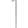 SINED Polifemo Doccia Esterna Acciaio Inox 316L Nichel Spazzolato