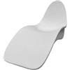 SINED Venere Chaise Longue Bianca Vetroresina 178 cm