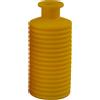 L'Arcolaio Matt Vaso Righe 9,5 x 9,5 x 21,3 Cm Bomboniera / Centrotavola Giallo
