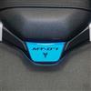 labelbike - Adesivo 3D Moto Coda Sella Protezione e Decorazione in Resina Compatibile con Yamaha MT-07 2025 - Colore Blu
