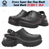 Crocs Zoccolo Crocs Super Bae nero sabbia nero 212811-0LD taglia unisex