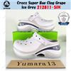 Crocs Zoccolo Crocs Super Bae Grape Ice Grey 212811-5DK taglia unisex