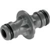 Gardena Giunto: parte di collegamento per il collegamento sicuro del tubo, collegamento di due tubi per prolunga, per il passaggio da tubi da 19 mm (3/4) a 13 mm (1/2), imballato (2931-20)