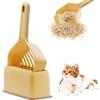 WFKKMEQ Paletta per Lettiera Gatto con Supporto, Pala per Lettiera con Contenitore, Pala per Lettiera per Gatti Domestici, Pulizia della Toilette di Sabbia Gatti per Casa Ordinata