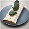 Filu - Tovaglioli, 100% cotone, beige/bianco (a quadretti)., 100 % Baumwolle / 4er Pack