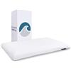 Bluewave Bedding Cuscino ultra sottile in memory foam per chi dorme su stomaco e schiena, design sottile e piatto per allineamento cervicale del collo e sonno profondo (altezza 7,9 cm, dimensioni