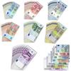 AUNGCSHE 350 PCS Euro Finte, 5/10/20/50/100/200/500 La valuta Non avente Corso legale reca la dicitura Copy, per l'apprendimento, Il Gioco di Ruolo e i Giochi