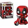 Funko Pop! Rides: Deadpool - Deadpool & Scooter - Figura in Vinile da Collezione - Idea Regalo - Merchandising Ufficiale - Giocattoli per Bambini e Adulti - Comic Books Fans