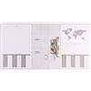 no brand Registratore a leva senza custodia Binder BASIC-S in PP A4 - dorso 8 cm - verde - 21024221-02