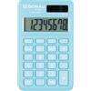 donau tech Calcolatrice tascabile Donau Tech con display a 8 cifre - 97x60x10 mm azzurro K-DT2082-17