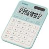 Casio Calcolatrice da tavolo Casio solare o a batteria - display 12 cifre - verde MS-20YC-LG-W-EP