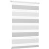 Sekey Doppia tenda a rullo, fissaggio senza fori, per finestre, doppia tenda a rullo, larghezza 60 cm, protezione solare, 60 x 210 cm, bianco e grigio chiaro