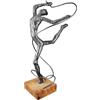 Casablanca modernes Design Casablanca - Statuetta decorativa in alluminio, colore antracite, grigio scuro, decorazione regalo di compleanno, altezza 36,5 cm