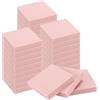 TAICHEUT 30 blocchi quadrati in gomma da 5,1 cm, kit per la creazione di timbri in linoleum rosa, per stampe, artigianato fai da te
