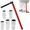 QWORK® 8-13mm chiave per rubinetto sottolavello regolabili set, chiave per rubinetto con prese intercambiabili, chiave per dado del rubinetto