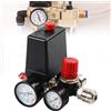 Leikurvo Regolatore di pressione, compressore di pressostato del compressore d'aria 220 V con 2 manometri, valvola di controllo interruttore del compressore regolatore, compressore d'aria accessori
