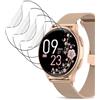 SRSRROP Pellicola salvaschermo 5pcs per NAIXUES G53 1,27 Smart Watch Trasparente TPU Pellicole Protettiva Schermo Touch Sensibile,qualità Premium HD Clear, Case-friendly, Auto Guarigione