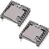 Kolrid 2 pz DFPlayer Mini MP3 Player Modulo Audio Voice Decode Board Sound Modulo Supporto TF Card e USB Flash Drive per Altoparlante A Rduino