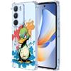 YUXING Cover Trasparente per Realme C71 4G - Custodia Protettiva Sottile in TPU Morbido Antiurto con Carino Motivo Disegno Cool (Duck)