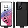 Fraternize A53 Custodia Batteria per Samsung Galaxy A53 5g, 5000mAh Backup Power Bank Batteria Esterna per Galaxy A53 Custodia di Ricarica Portatile Caricatore con A53 5g Protezione Dello Schermo Fotocamera
