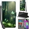 Haninsuze Cover per Samsung Galaxy A40, Farfalla | Pelle PU Portafoglio, Porta Carte, Magnetica, Libro, Antiurto Custodia