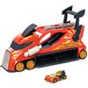 T-Racers Mix ´N Race Thunder Truck- Camion Lanciatore con 3 azioni in 1. Include 1 veicolo T-Racer Mix ´N Race Esclusivo, Zona di Montaggio, Maniglia per lanciarli e Spazio per 7 Auto