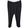 Suitsupply Brescia Pantaloni Uomo UK46S Blu Scuro 100% Lana Pieghe Lato Fodera