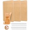 TIDEVAN 3 Pezzi Tappeto Ttiragraffi per Gatti 50 × 25 cm Tiragraffi Divano per Gatti Sisal Naturale Tappeto Tiragraffi Divano per Mobili Porta