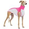 PUMYPOREITY Maglietta per Whippet, Cotone Felpa Levrieri Italiani Camicia Whippet Traspirante Canotta Gilet Sportivo Senza Maniche Leggero Vestito Levrieri Italiani Felpa Elastico per Clima Mite(Rosa, M)