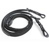 Pferdelinis Trensen redini per cavalli, briglie durevoli in nero o marrone, larghezza 18 mm, lunghezza 2,9 m (nero)