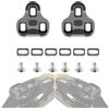 YYunying Tacchetti per biciclette compatibili con pedali Look Keo, tacchetti classici in carbonio Grip Blade 2 Max a 3 fori Set di piastre per tacchetti per scarpe da ciclismo su strada, agonistico,grigio