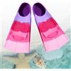 yotutun Pinne da Nuoto per Bambini, Pinne da Allenamento per Nuoto in Silicone Pinne Corte Arcobaleno Light Fins per Snorkeling Immersioni per Ragazzi e Ragazze, XXS (27-29 EU)