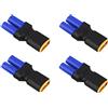Boladge 4-Pack Adattatore XT60 a EC5 Connettore Maschio Spina XT60 a Connettore Femmina Spina EC5 per RC LiPo