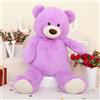 MorisMos Orso Peluche Gigante Viola 130cm, XXL Giganti Orsacchiotto Peluche Orsetto Grande Morbido Coccoloso, Idee Regalo San Valentino per Lei Fidanzata Donna Bambino Ragazza Compleanno