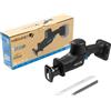 HÖGERT TECHNIK Mini sega a gattuccio a batteria, sega alternativa 18V, sega tipo Sawzall, macchina compatta brushless, 3000 RPM, corsa 26 mmi, luce LED, senza batteria inclusa