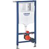 GROHE 39883000 Solido Set 3-In-1 per WC con Tectron Bau E, Cromo