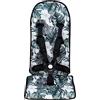 JYOKO KIDS - Materassino in 100% cotone per passeggino e passeggino, compatibile con Bugaboo Butterfly (Zebra)