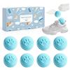 SCENTORINI Deodorante Scarpe, Deodorante Scarpe Anti Odori, Profumo di Talco, 8 Palline Deodoranti Scarpe Per Scarpe Sportive, Armadietti, Borse Sportive, Case