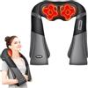 TAKRINK Massaggiatore Cervicale Shiatsu 16 Testine 3 Velocità Regolabili