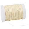 PH PandaHall 120m Filo Cerato 0.5mm Corda Cerata Fili di Poliestere Cerato Cordoncino di Cera per Bracciali Collane Gioielli Acchiappasogni (Giallo Chiaro)
