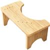 Yitobici Sgabello per WC in Legno, Sgabello Pieghevole per Bagno, Sgabello per WC in Bambù per Adulti, Poggiapiedi, per Gonfiore Addominale, Migliora la Postura, Stitichezza, Emorroidi e Sindrome