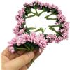 Rikyo 144 pezzi di stami e pistilli di fiori artificiali mini e stelo morbido, bacche minuscole da 20 mm per creare fai-da-te spille per capelli da sposa, decorazioni per torte, braccialetto da polso con