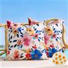 BonBotimen Cuscino 40x40 Fiori Copricuscini Impermeabile Fodere Cuscini Decorativo per Esterni Cuscino per Divano, Giardino, Balcone e Soggiorno, Set di 2