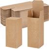 BENECREAT 60 pz Scatole Regalo In Cartone Kraft, Scatole Regalo Rettangolari Da 5x5x12cm All'Ingrosso per Regali di Compleanno e Natale, Bomboniere, Fatto In Casa e per Affari